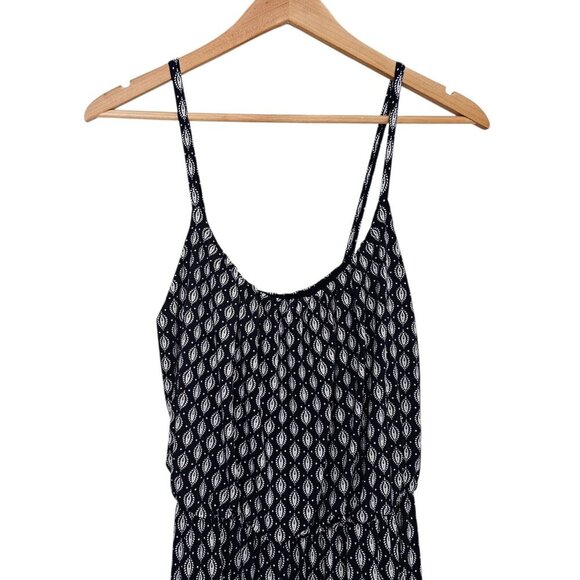 Women's - Kaileigh Navy & White Printed Jumpsuit, Size Small - Picture 3 of 11